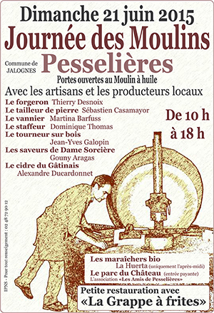 Journée des Moulins de Pesselières Journée des Moulins de Pesselières
